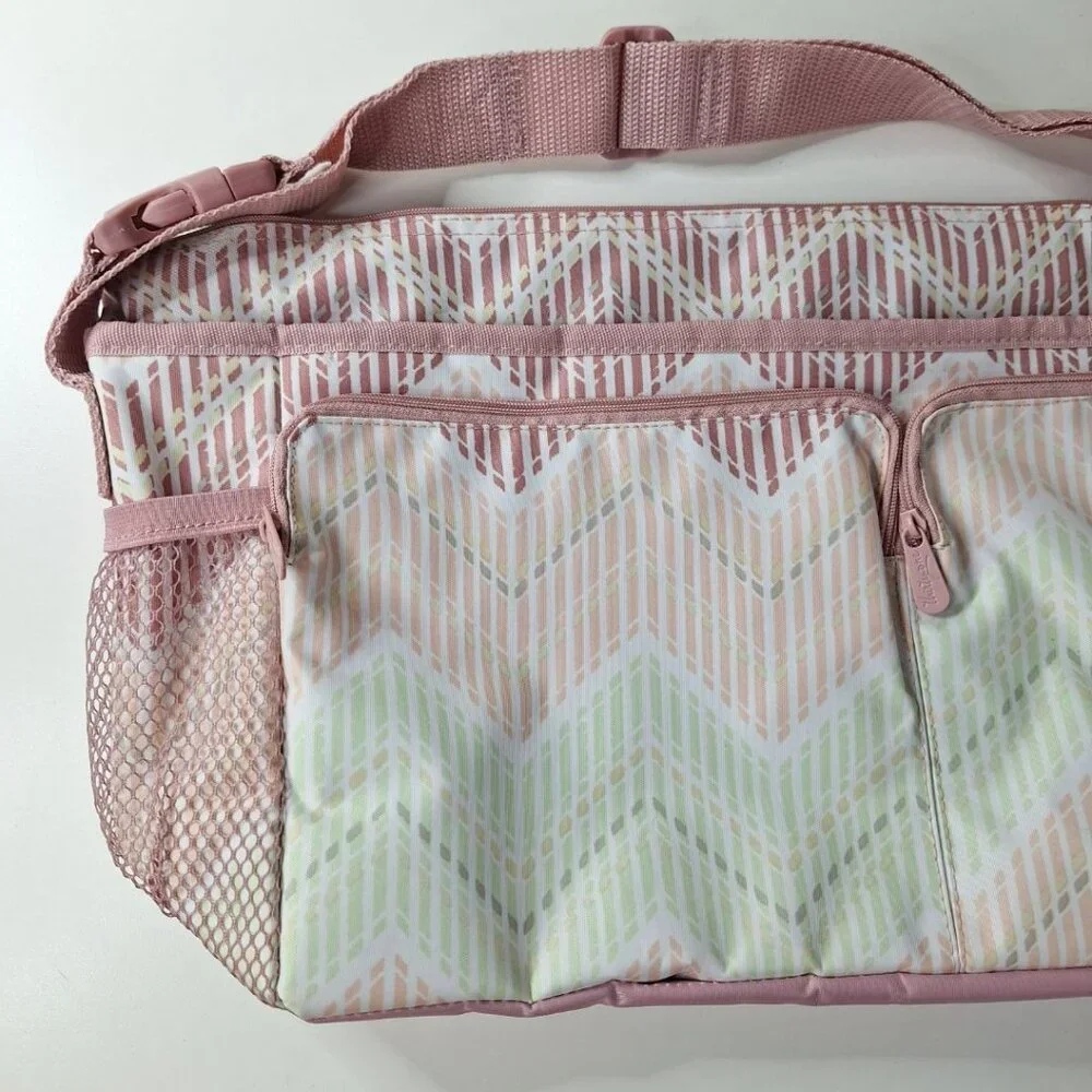 Thirty-one Cargo Thermal Clip Bag Stroller Attachment Pink Pastel Girl Accessory